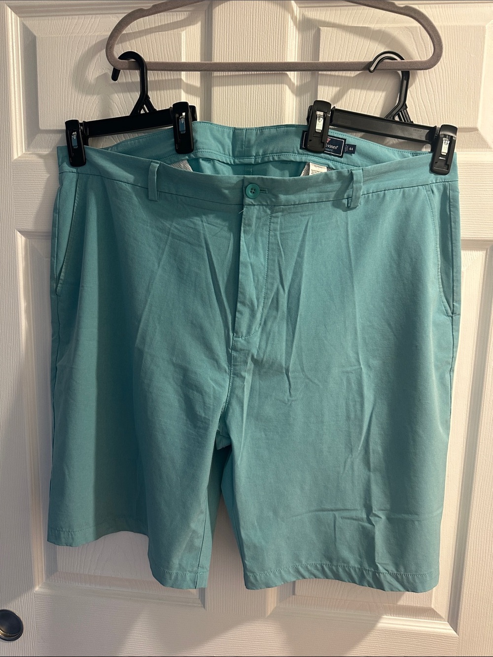 Vineyard Vines Teal Men's Flat Front Shorts